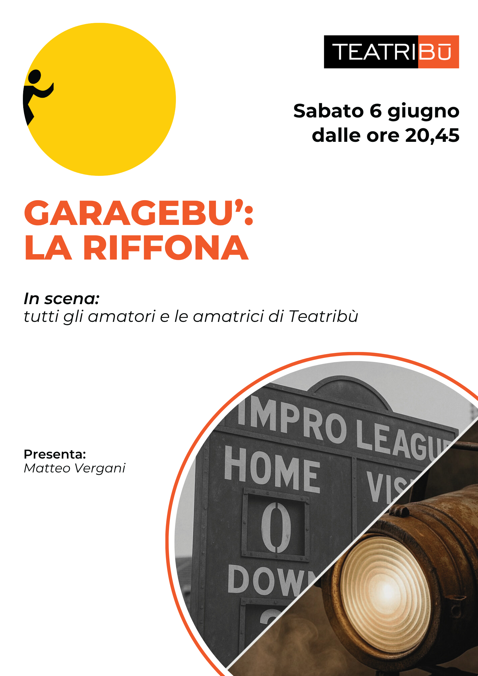 Garagebù – La Riffona - 6 Giugno 2026 - Biglietto Standard